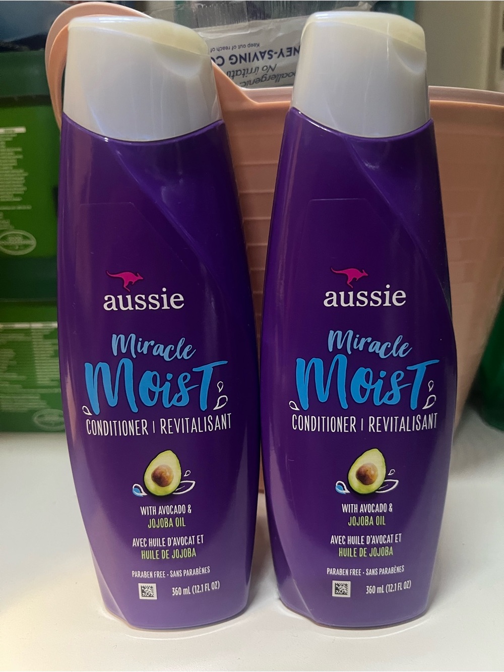 Aussie miracle moist conditioner set of 2 12.1fl oz